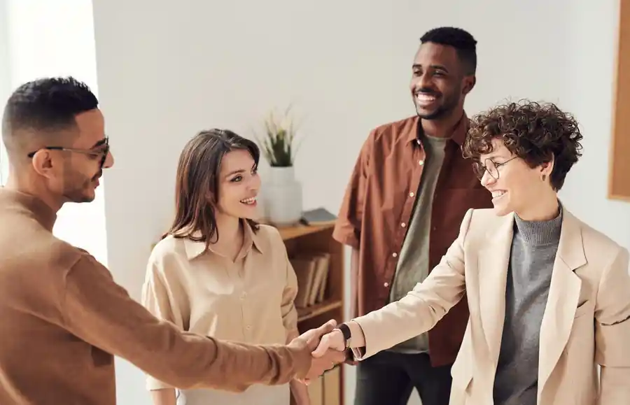 An agency partnership meeting